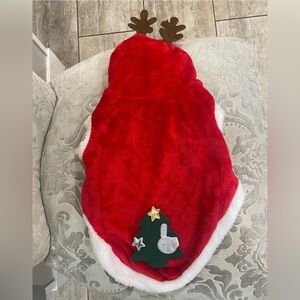 Small Breed Santa Hat Dog Costume
